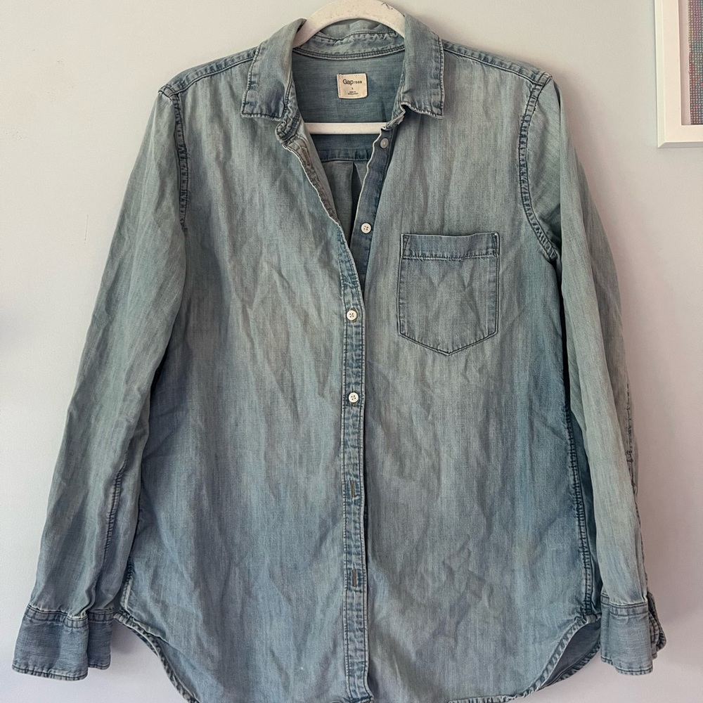 Gap Denim Button-Up Shirt